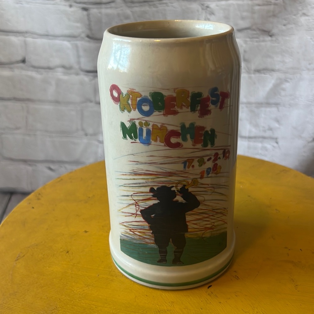 Rastal Munchen Oktoberfest Munich Octoberfest beer stein stoneware Fritz Wagner